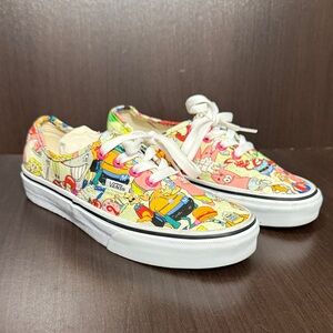Vans Authentic Cartoon Print Sneakers Women’s Size 6